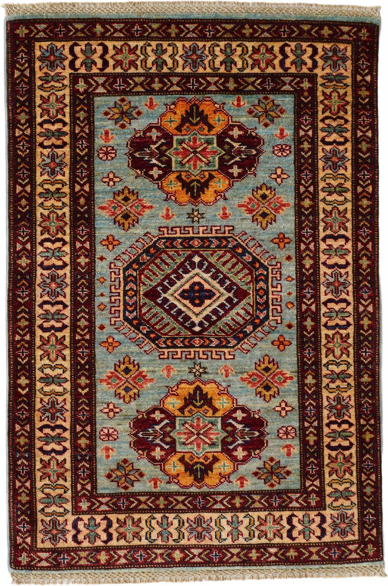 2' 9 x 4' 1 Hand Knotted Kazak Rug