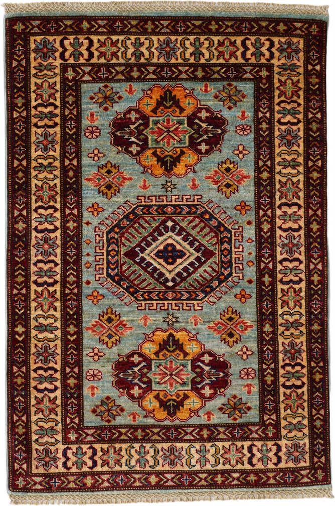 2' 9 x 4' 1 Hand Knotted Kazak Rug