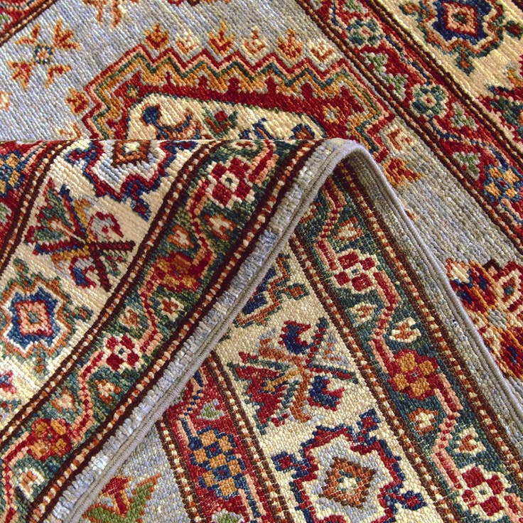 Detail image of 2' 11 x 4' 3 Hand Knotted Kazak Rug