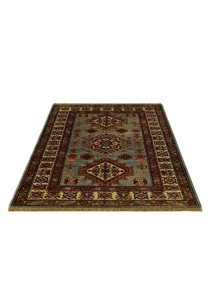 2' 10 x 4' 3 Hand Knotted Kazak Rug