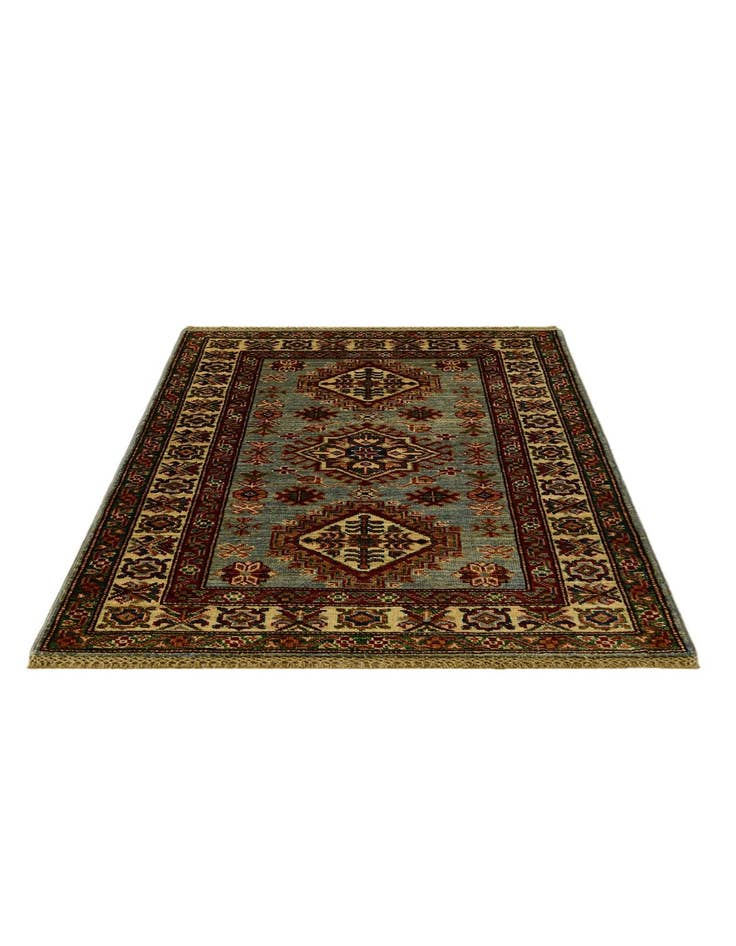 Detail image of 2' 10 x 4' 3 Hand Knotted Kazak Rug