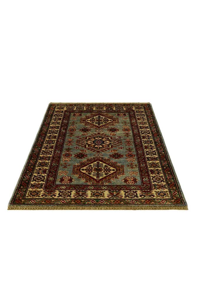 2' 10 x 4' 3 Hand Knotted Kazak Rug