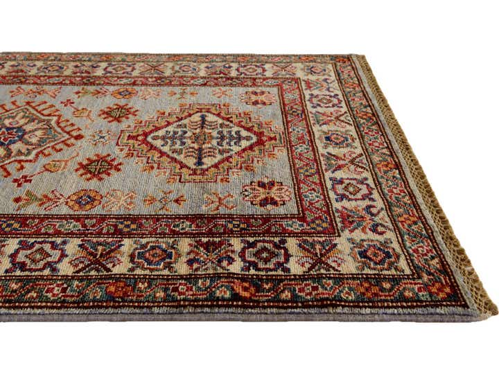 2' 10 x 4' 3 Hand Knotted Kazak Rug