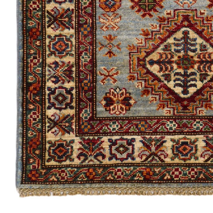 Detail image of 2' 10 x 4' 3 Hand Knotted Kazak Rug
