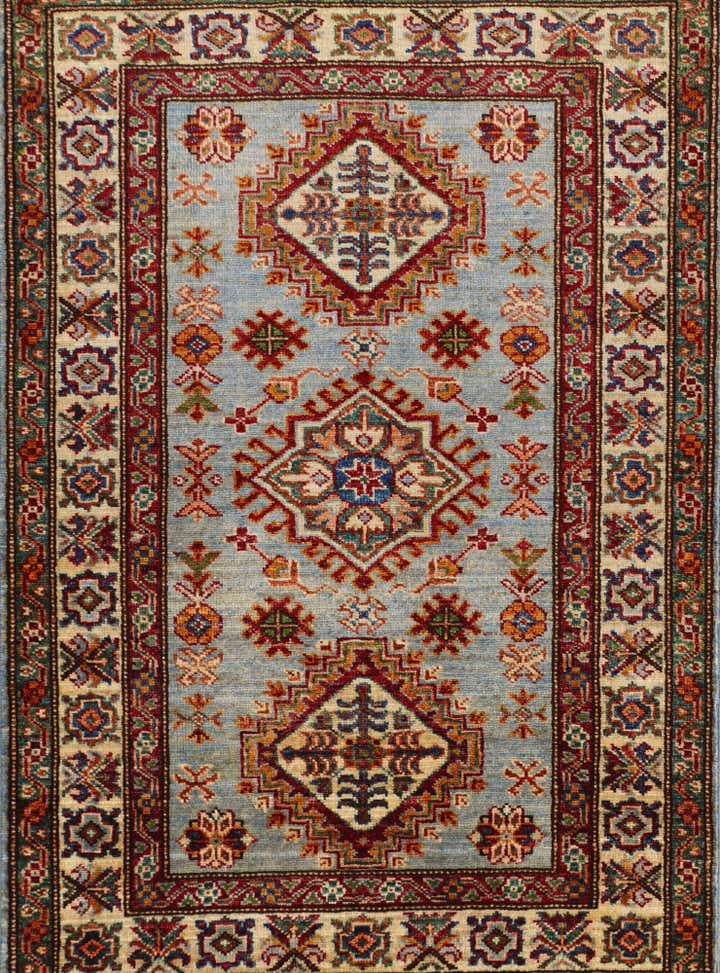 2' 10 x 4' 3 Hand Knotted Kazak Rug