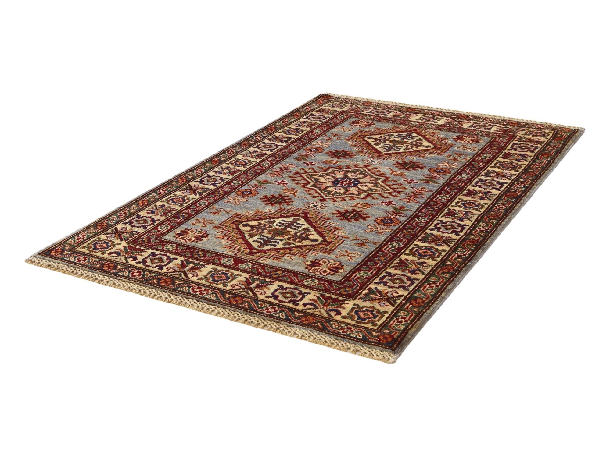 2' 11 x 4' 4 Hand Knotted Kazak Rug