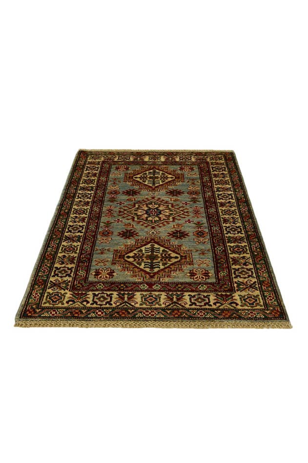 Detail image of 2' 11 x 4' 4 Hand Knotted Kazak Rug
