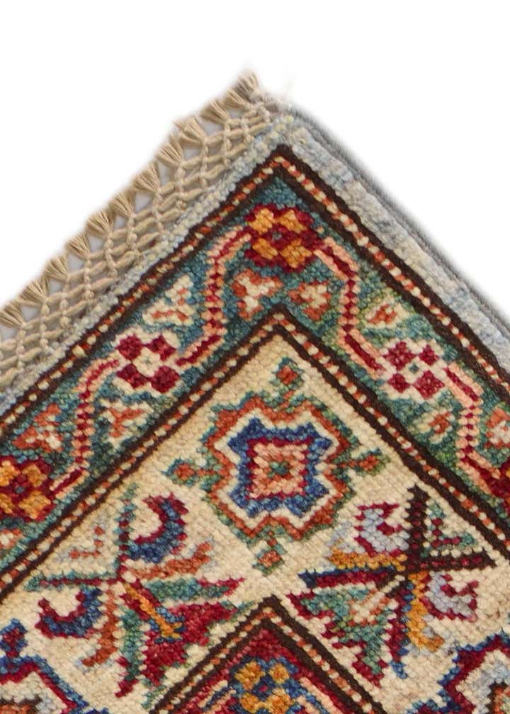 2' 11 x 4' 4 Hand Knotted Kazak Rug