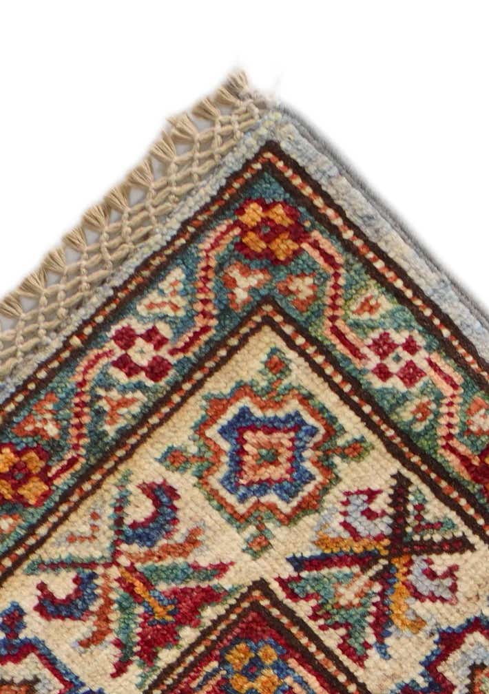 2' 11 x 4' 4 Hand Knotted Kazak Rug