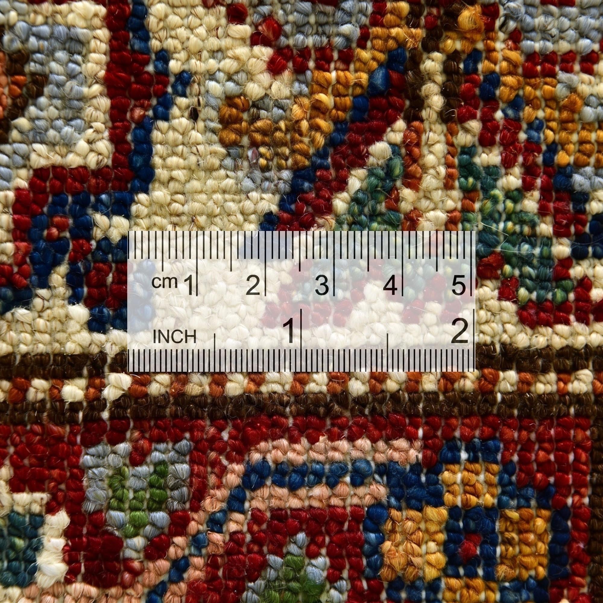2' 11 x 4' 4 Hand Knotted Kazak Rug