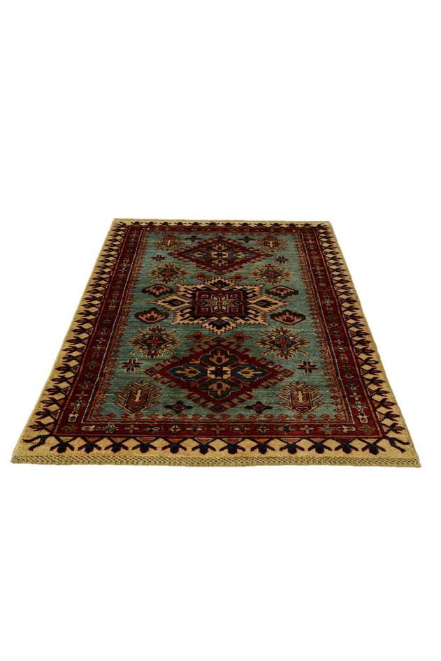 Detail image of 3' 5 x 5' 4 Hand Knotted Kazak Rug