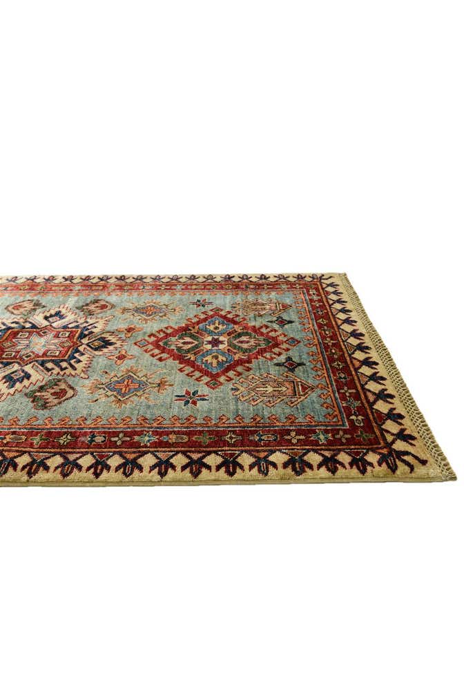 3' 5 x 5' 4 Hand Knotted Kazak Rug