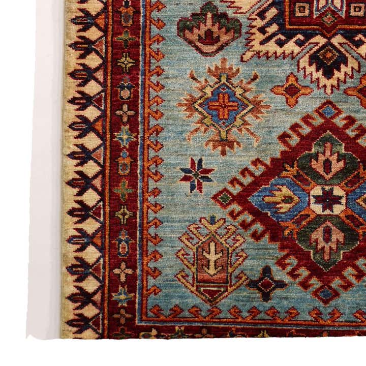 3' 5 x 5' 4 Hand Knotted Kazak Rug