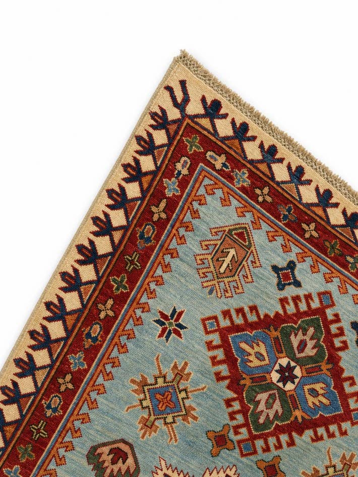 Detail image of 3' 5 x 5' 4 Hand Knotted Kazak Rug