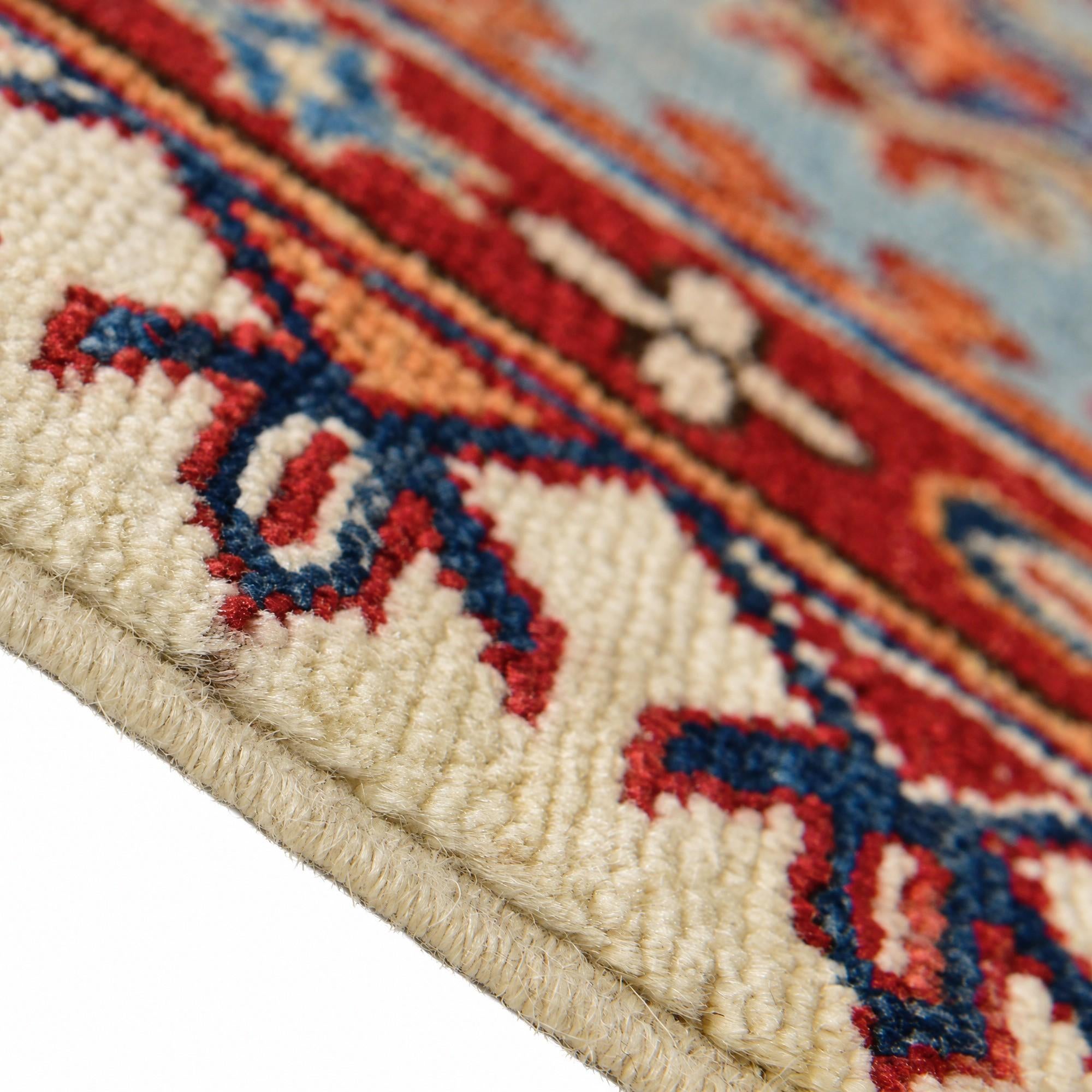 105cm x 160cm Hand Knotted Kazak Rug