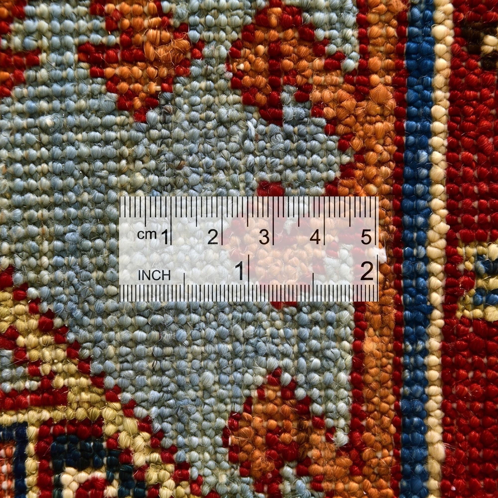3' 5 x 5' 4 Hand Knotted Kazak Rug