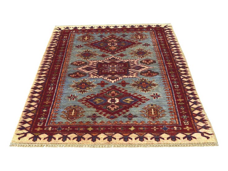 Detail image of 3' 5 x 5' 1 Hand Knotted Kazak Rug