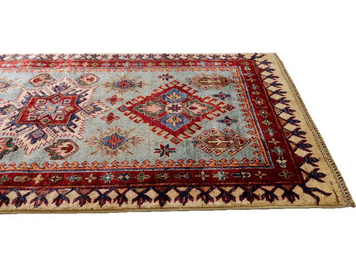 3' 5 x 5' 1 Hand Knotted Kazak Rug