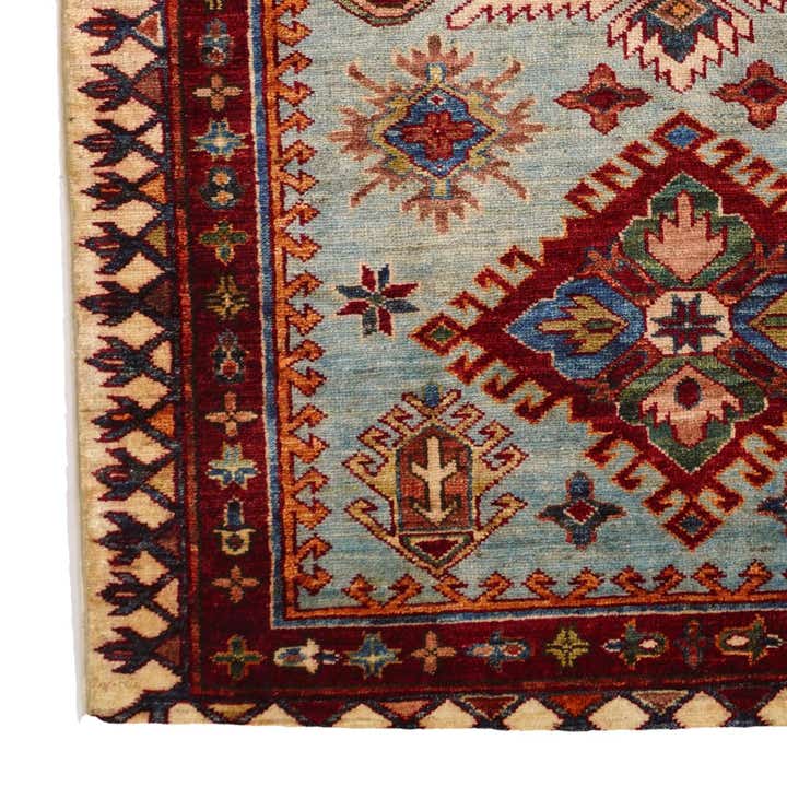 3' 5 x 5' 1 Hand Knotted Kazak Rug