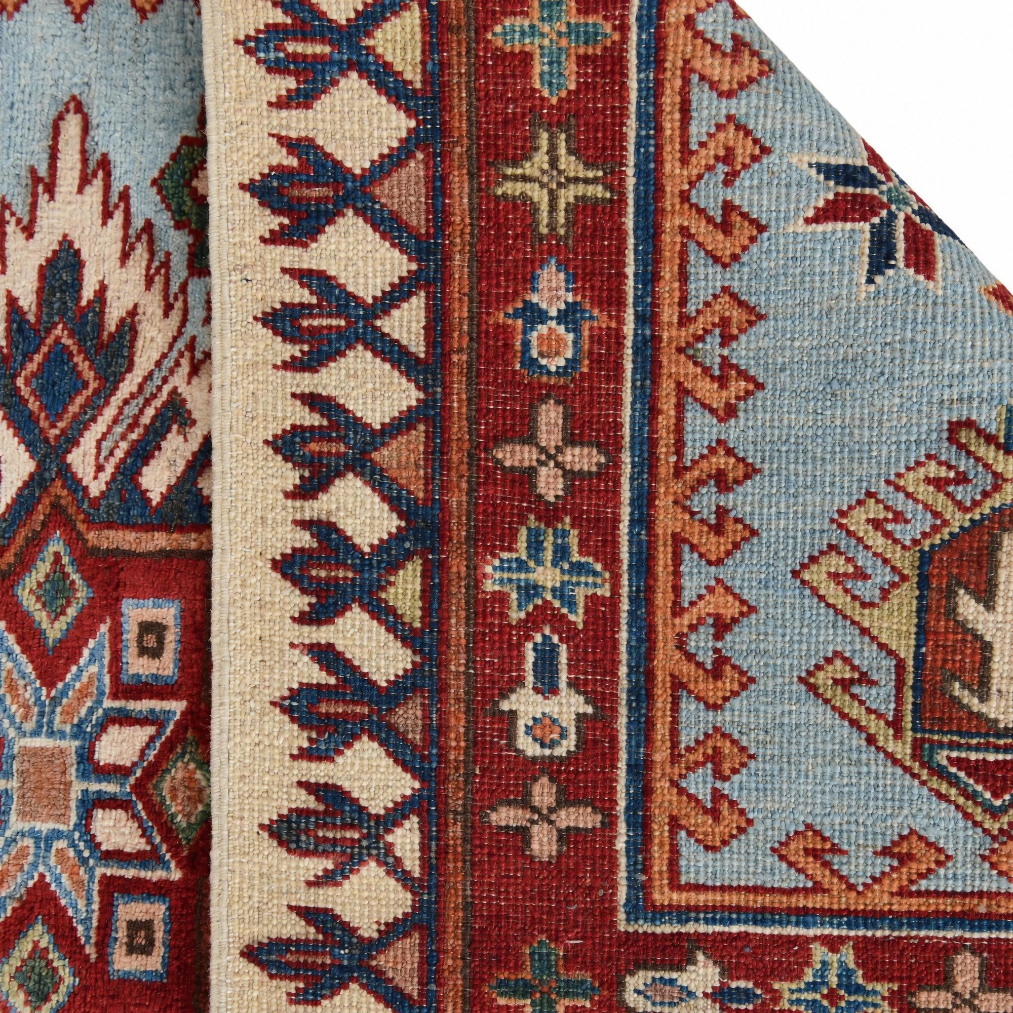 105cm x 155cm Hand Knotted Kazak Rug