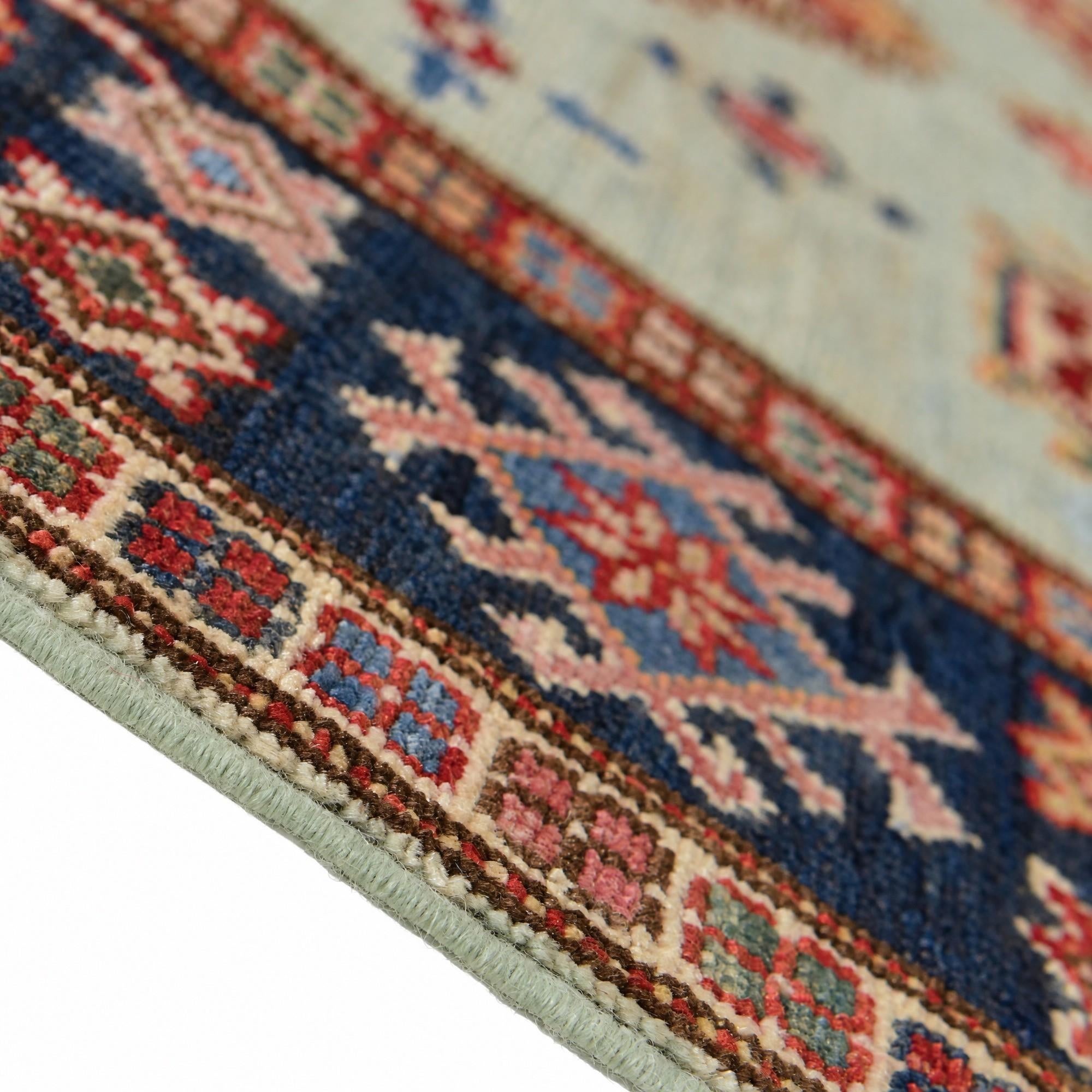 125cm x 190cm anudado a mano Kazak Alfombra