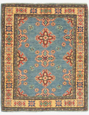 3' x 3' 10 Hand Knotted Kazak Rug