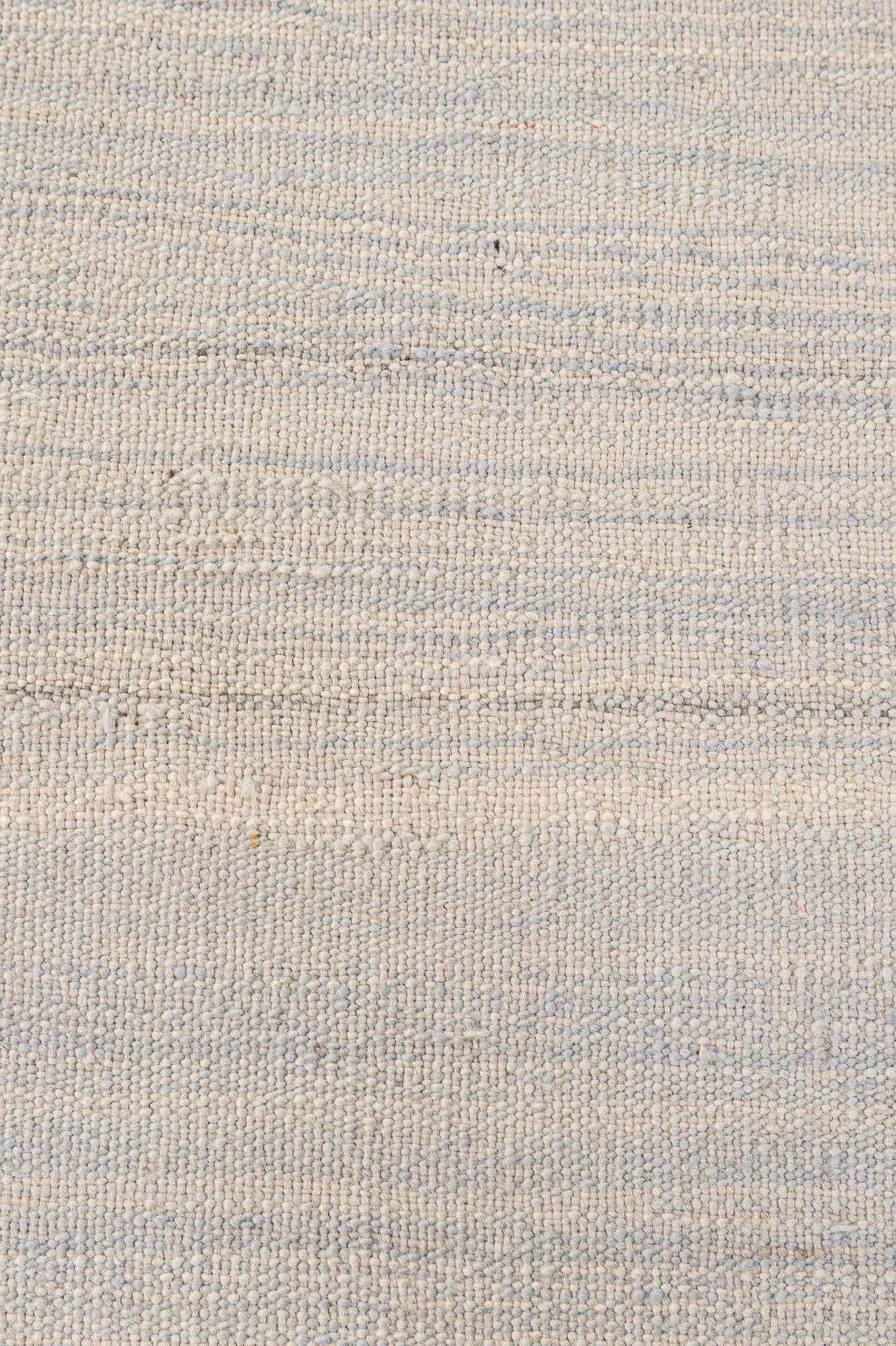 6' 8 x 9' 3 Hand Woven Kilim Modern Wool Rug