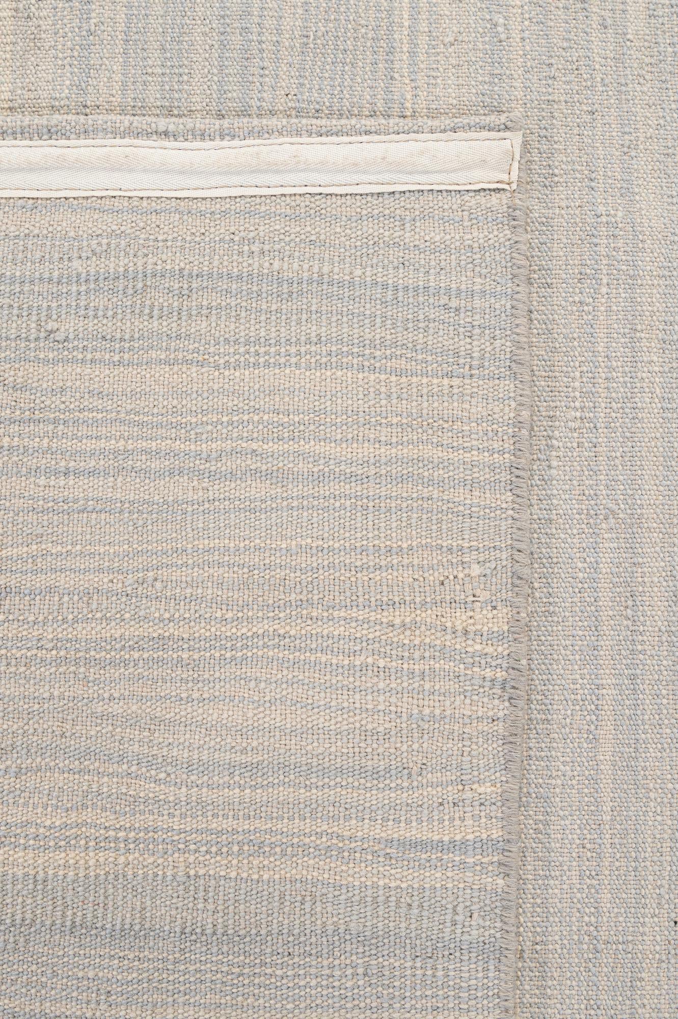 6' 8 x 9' 3 Hand Woven Kilim Modern Wool Rug