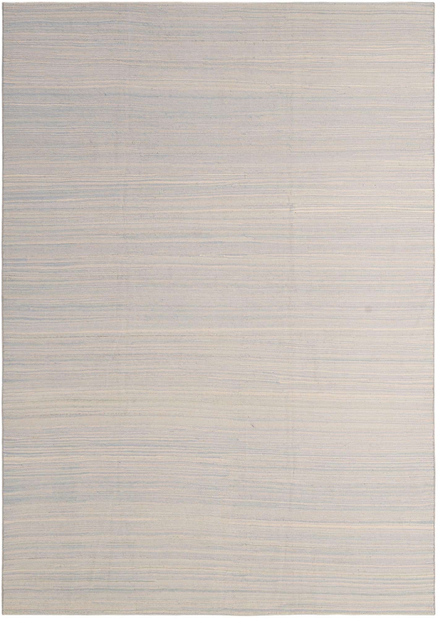 6' 8 x 9' 3 Hand Woven Kilim Modern Wool Rug