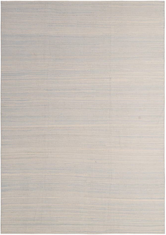 Detail image of 6' 8 x 9' 3 Hand Woven Kilim Modern Wool Rug