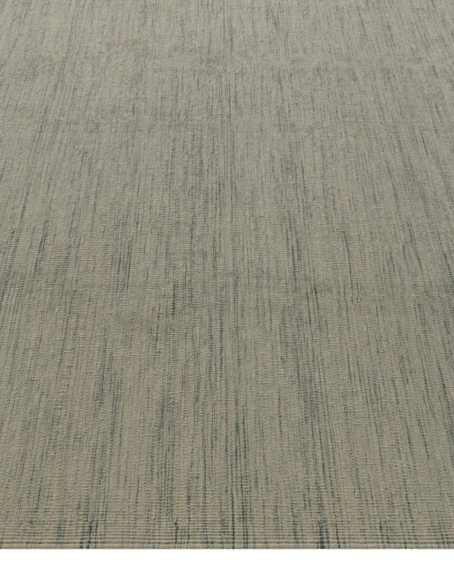 7' x 9' 5 Hand Woven Kilim Modern Wool Rug