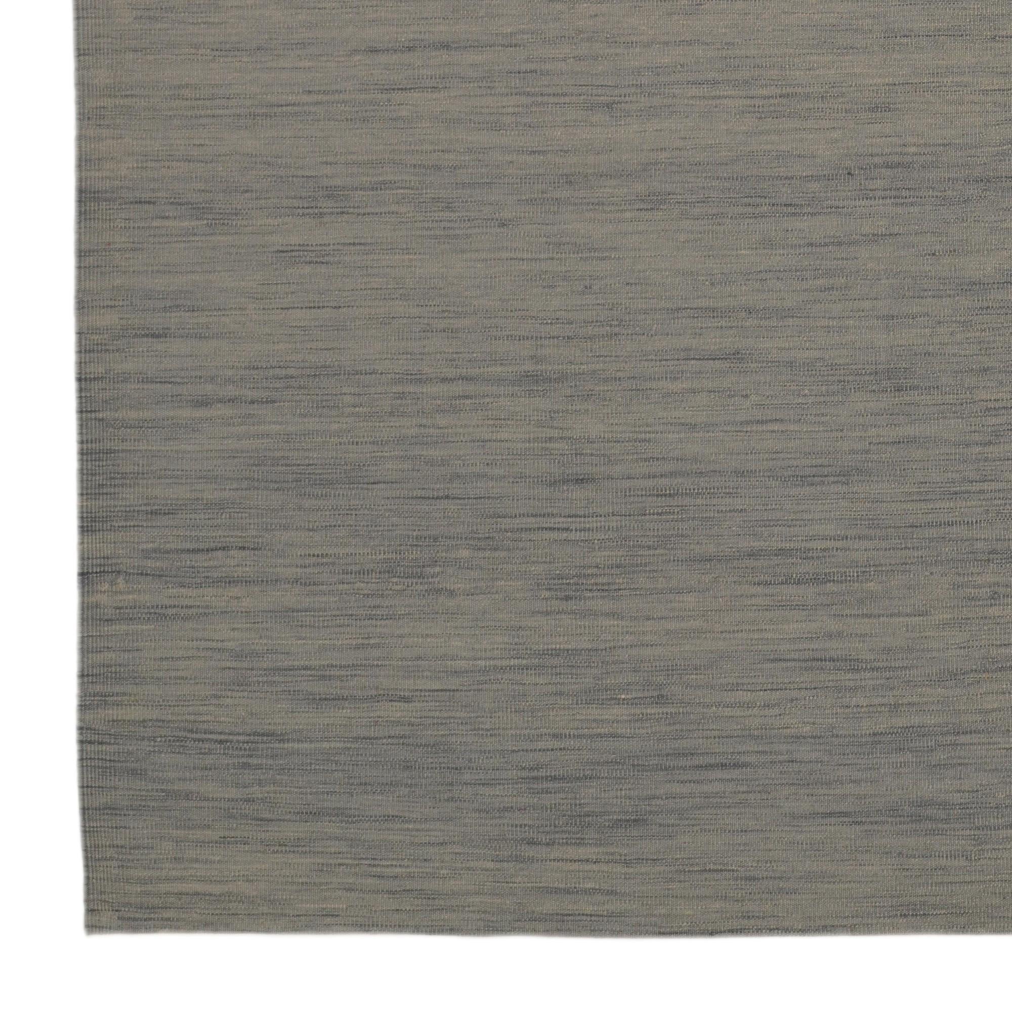 6' 10 x 9' 5 Hand Woven Kilim Modern Wool Rug