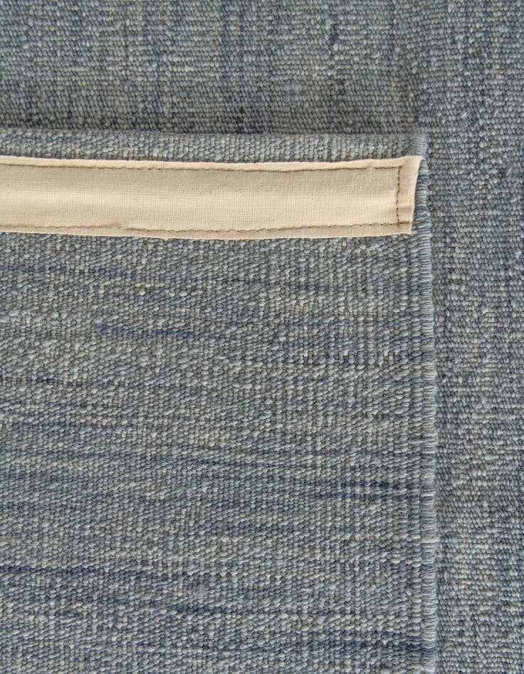 Detail image of 6' 10 x 9' 5 Hand Woven Kilim Modern Wool Rug