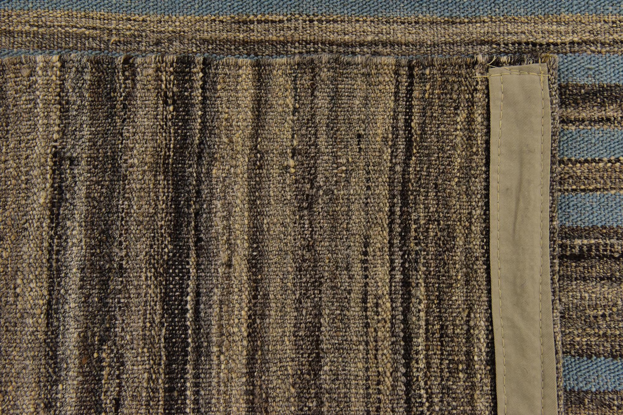 5' 8 x 8' Hand Woven Kilim Modern Wool Rug