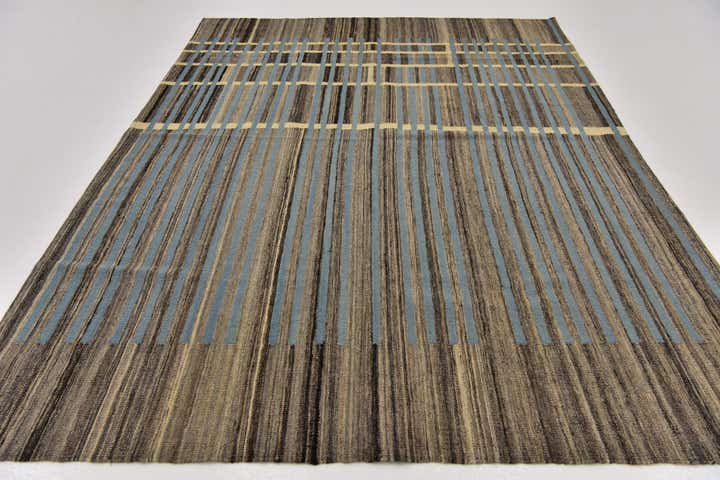 5' 8 x 8' Hand Woven Kilim Modern Wool Rug