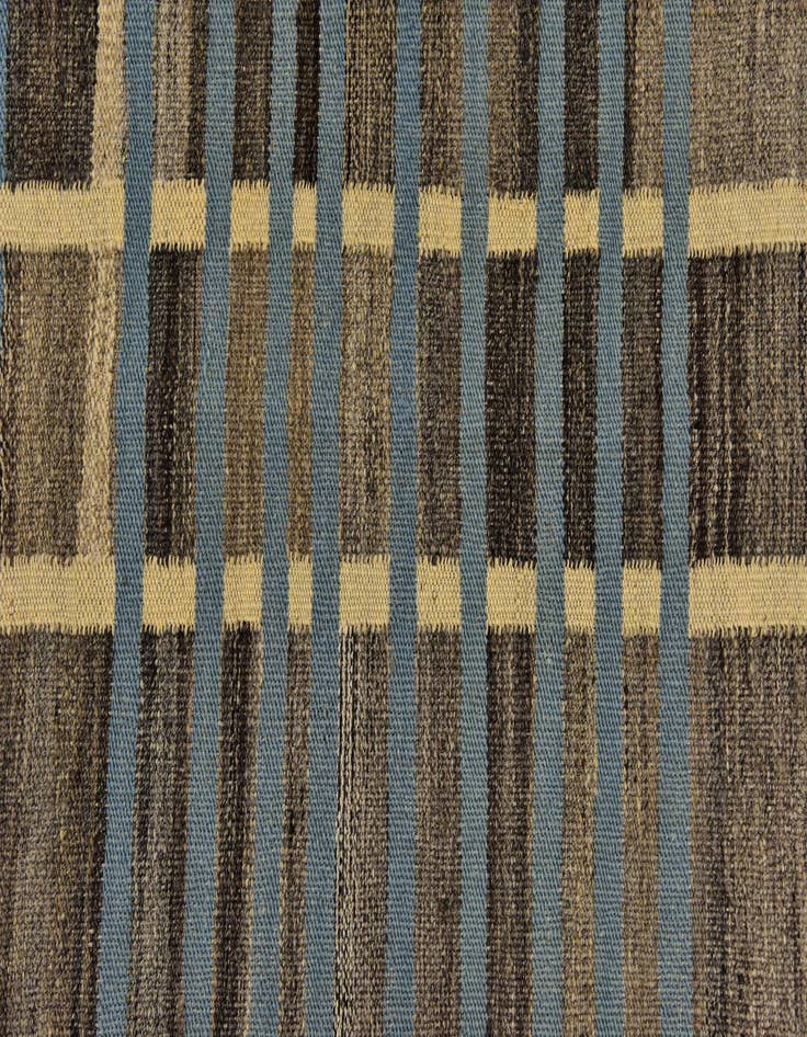 Detail image of 5' 8 x 8'  Hand Woven Kilim Modern Wool Rug
