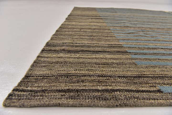 5' 8 x 8' Hand Woven Kilim Modern Wool Rug