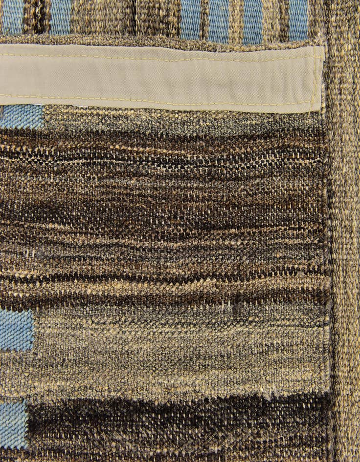 Detail image of 5' 8 x 8' 3  Hand Woven Kilim Modern Wool Rug