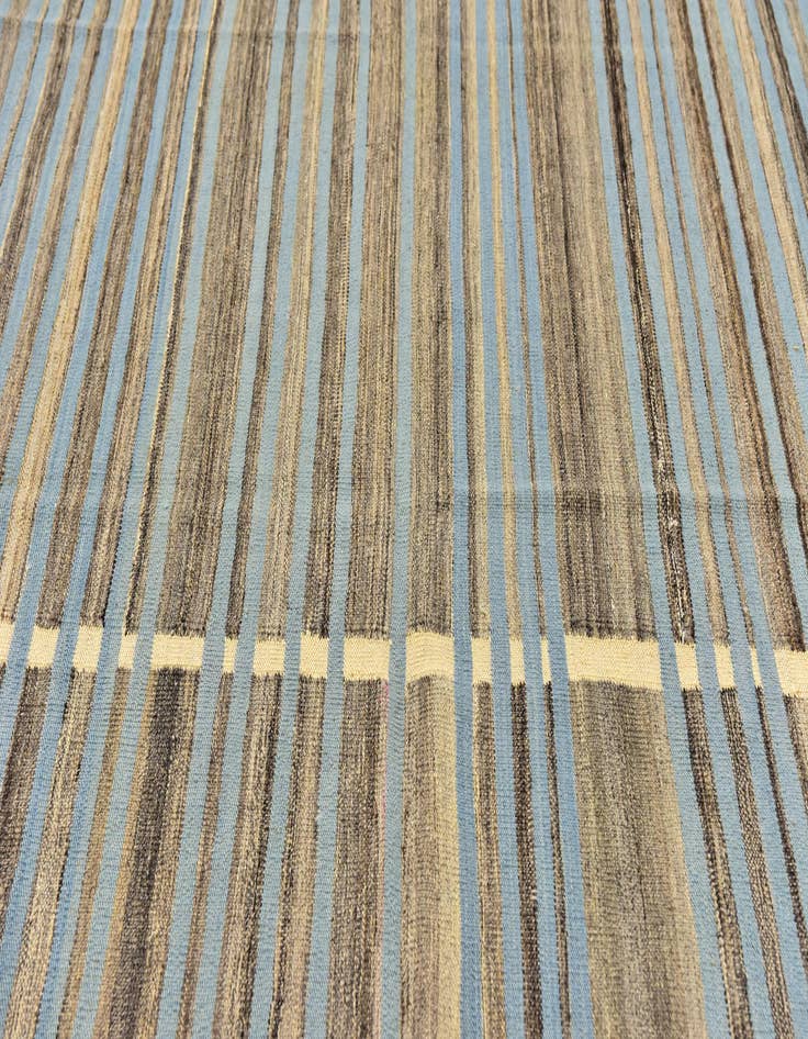 Detail image of 5' 8 x 8' 3  Hand Woven Kilim Modern Wool Rug