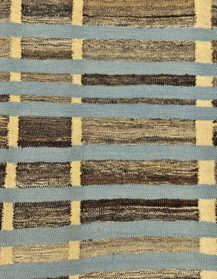 Detail image of 5' 5 x 8' 2  Hand Woven Kilim Modern Wool Rug