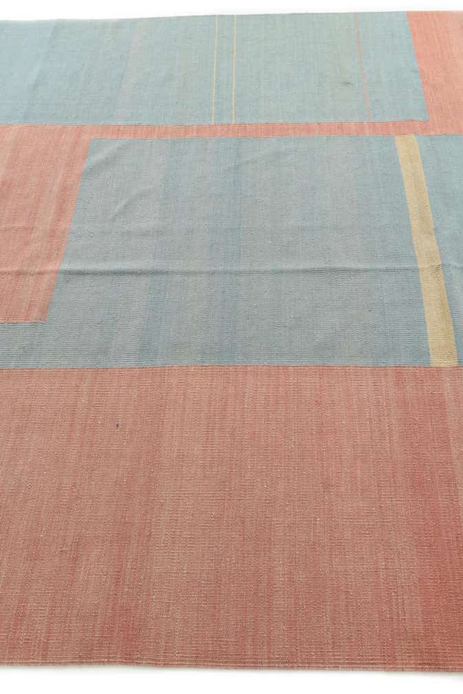 6' 7 x 9' 5 Hand Woven Kilim Modern Wool Rug