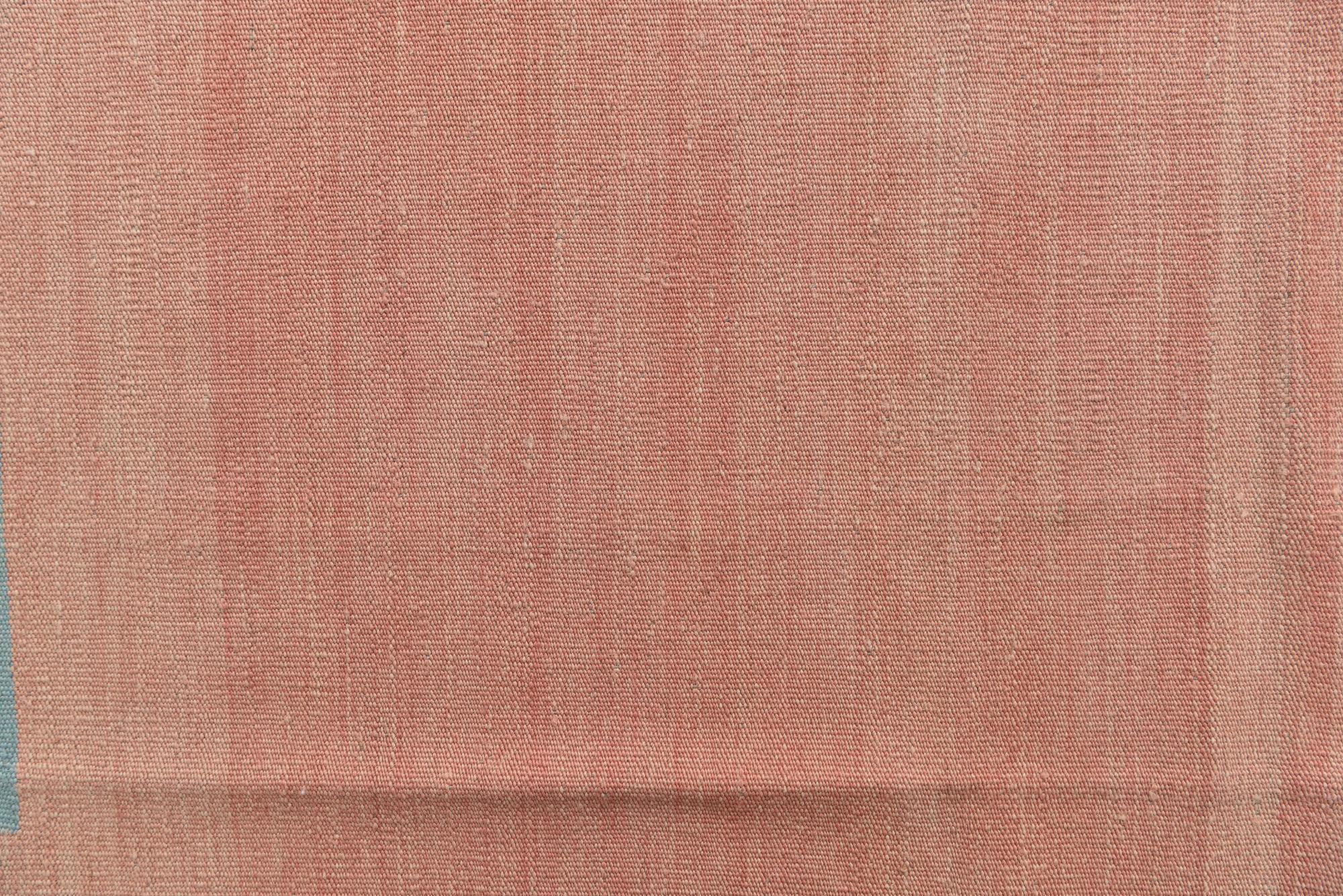 6' 7 x 9' 5 Hand Woven Kilim Modern Wool Rug