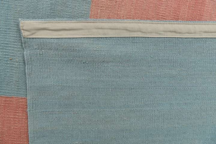 6' 7 x 9' 5 Hand Woven Kilim Modern Wool Rug