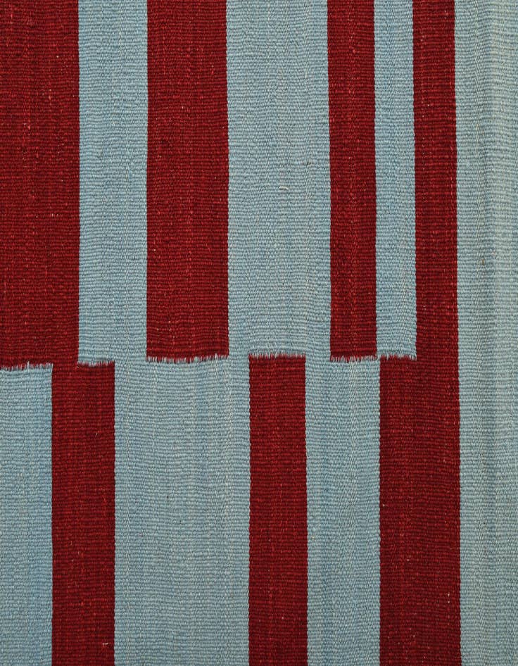 Detail image of 5' 4 x 6' 8  Hand Woven Kilim Modern Wool Rug