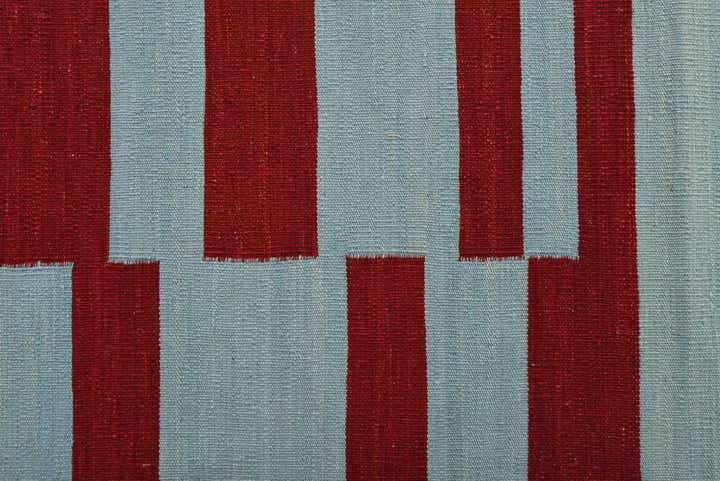 165cm x 205cm Hand Woven Kilim Modern Wool Rug
