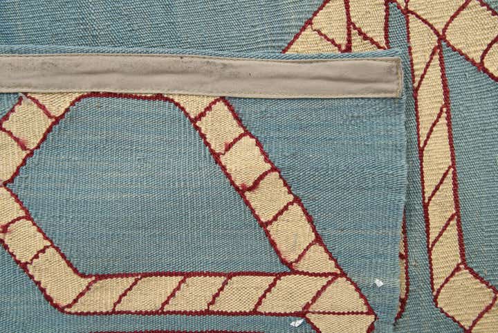 5' 4 x 6' 4 Hand Woven Kilim Modern Wool Rug