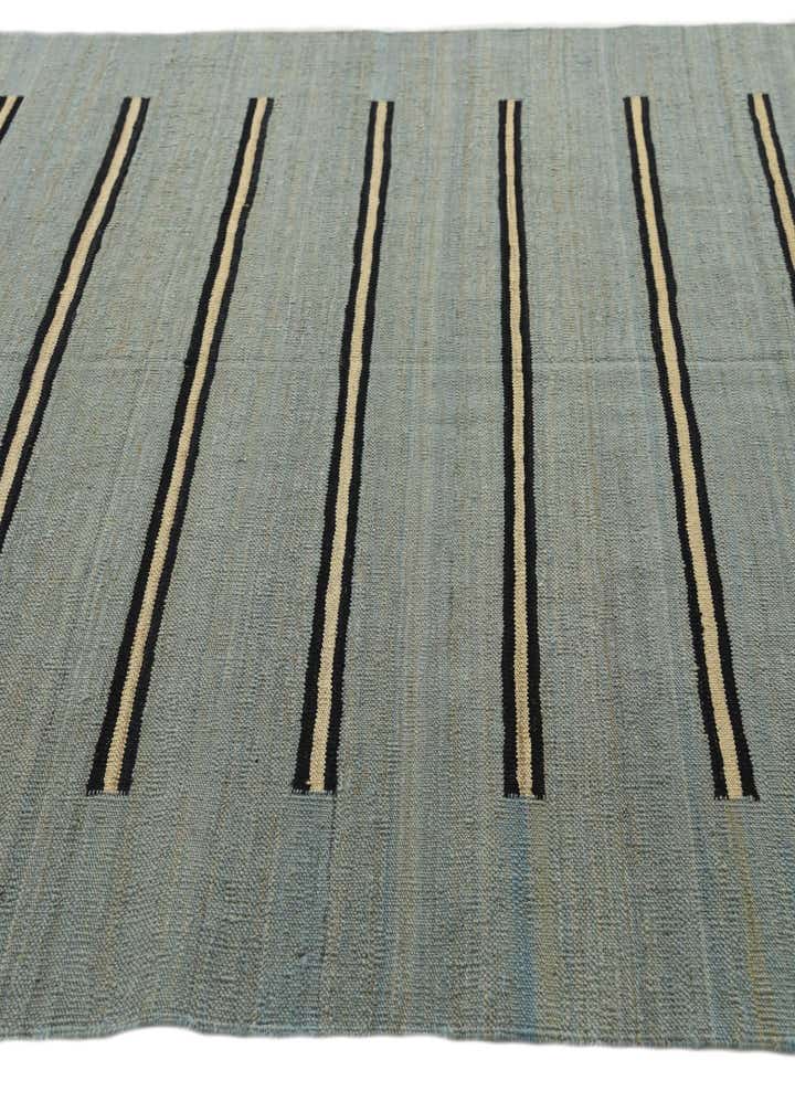 5' 3 x 6' 6 Hand Woven Kilim Modern Wool Rug