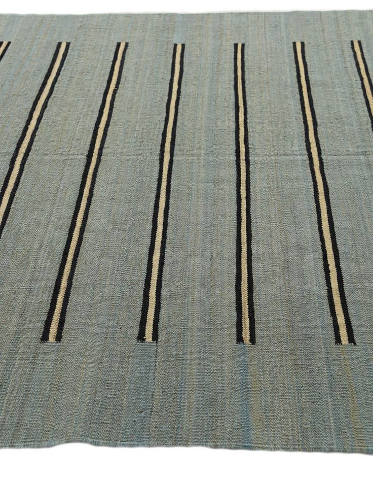 Detail image of 5' 3 x 6' 6 Hand Woven Kilim Modern Wool Rug