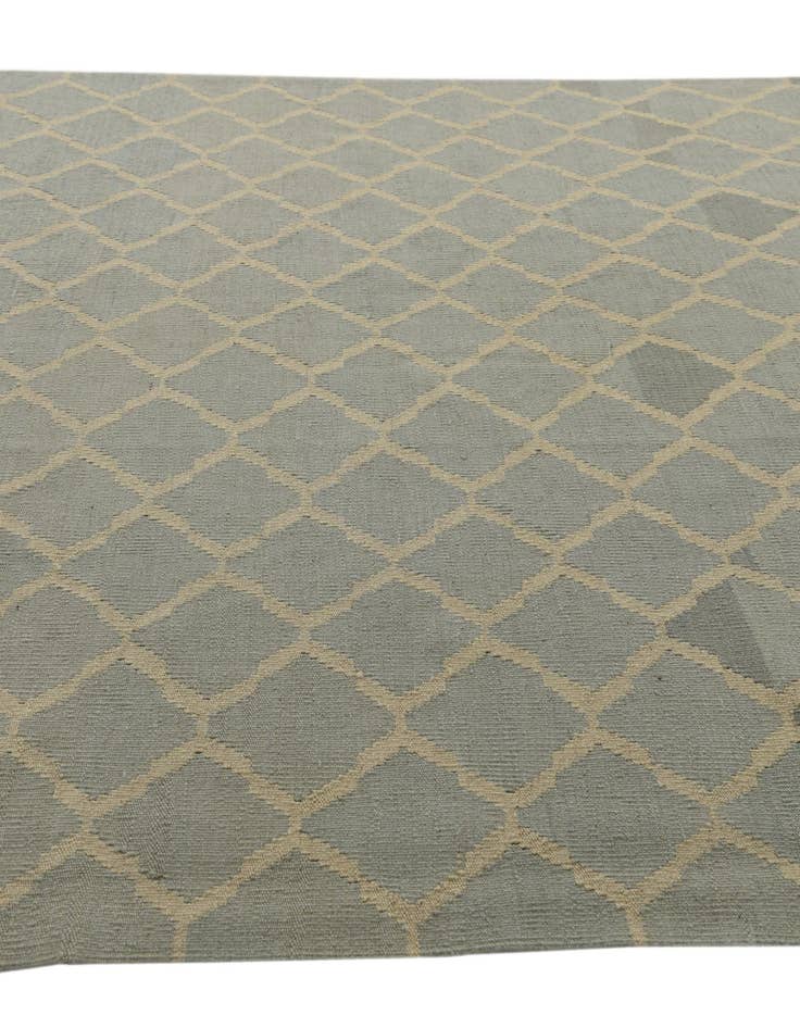 Detail image of 6' x 7' 10  Hand Woven Kilim Modern Wool Rug