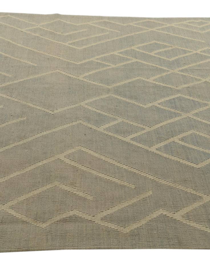 Detail image of 6' x 7' 10  Hand Woven Kilim Modern Wool Rug